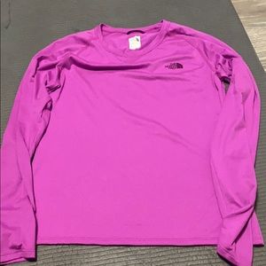 Hot Neon Purple North Face Shirt